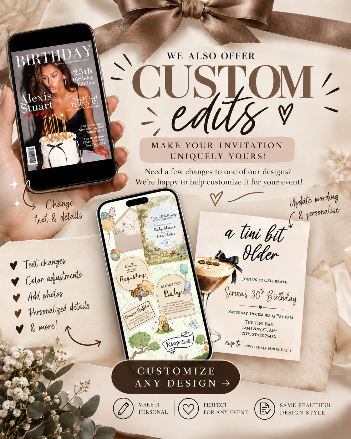 Custom Invitation Edit